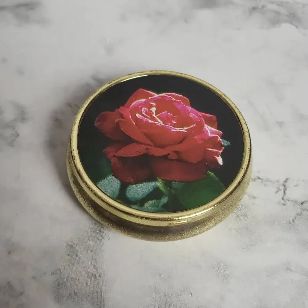 Vintage Rose‎ Pill Box
